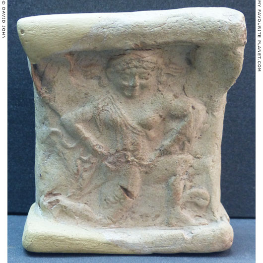 Gorgon relief on a ceramic tile from the acropolis, Gela, Sicily at My Favourite Planet Gorgon relief on a ceramic tile from the acropolis, Gela, Sicily at My Favourite Planet