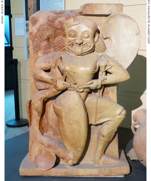 Altar with a relief of Gorgon Medusa carrying Pegasus and Chrysaor, Gela, Sicily at My Favourite Planet