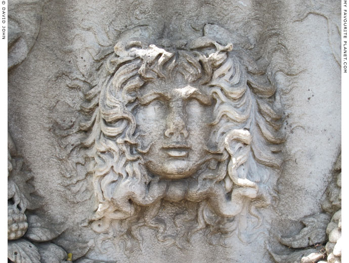 A winged Gorgon with wild hair, Izmir Archaeological Museum at My Favourite Planet A winged Gorgon with wild hair, Izmir Archaeological Museum at My Favourite Planet