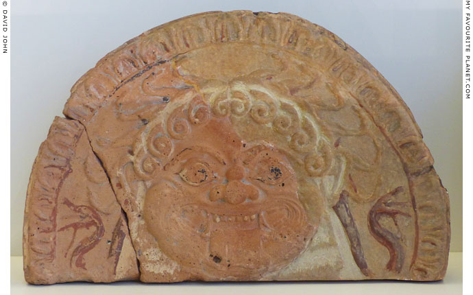Terracotta Gorgoneion antefix from ancient Oesyme at My Favourite Planet