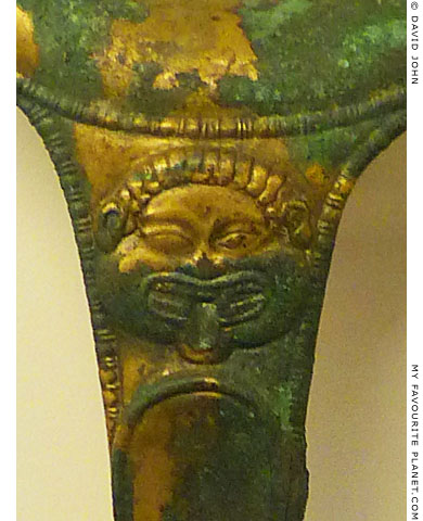 Gorgon head on a strainer from Syracuse at My Favourite Planet