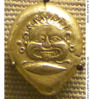 The head of the Gorgon Medusa on a gold stater from Cyzicus at My Favourite Planet The head of the Gorgon Medusa on a gold stater from Cyzicus at My Favourite Planet