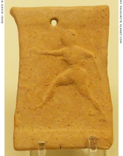 Perseus flying on a terracotta plaque from the Agamemnoneion, Mycenae at My Favourite Planet Perseus flying on a terracotta plaque from the Agamemnoneion, Mycenae at My Favourite Planet