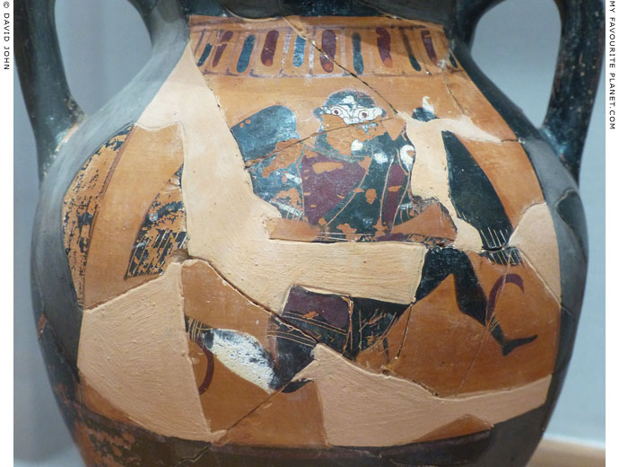 Gorgons On Athenian Pottery 6th Century Bc Stock Illustration