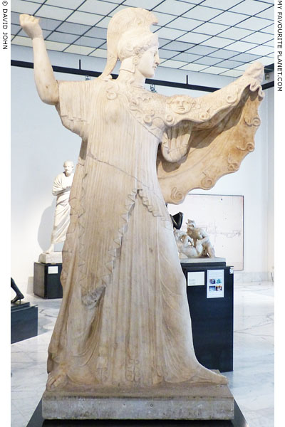 Statue of Athena from the Villa of the Papyri, Herculaneum at My Favourite Planet