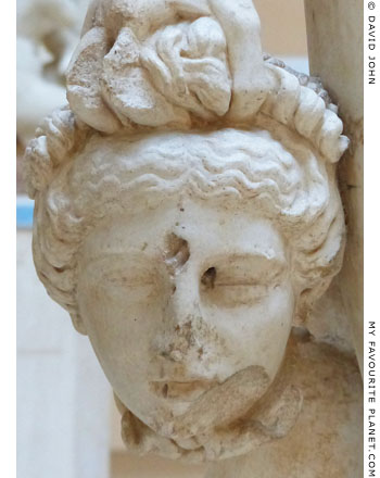 The head of Medusa from the Ostia statue at My Favourite Planet