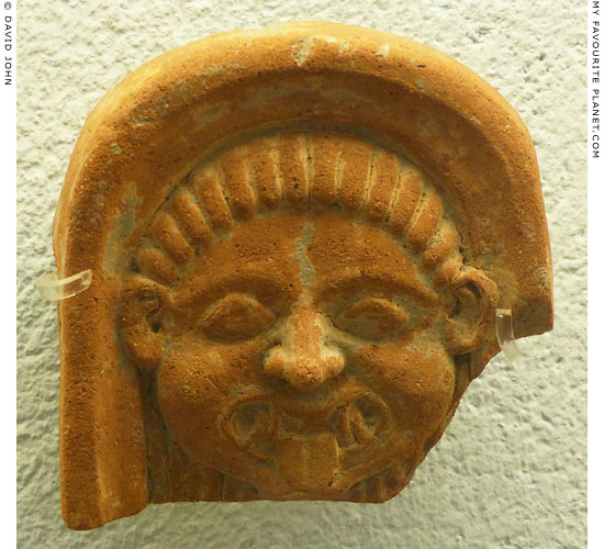 The second Gorgoneion antefix in the Paestum museum at My Favourite Planet