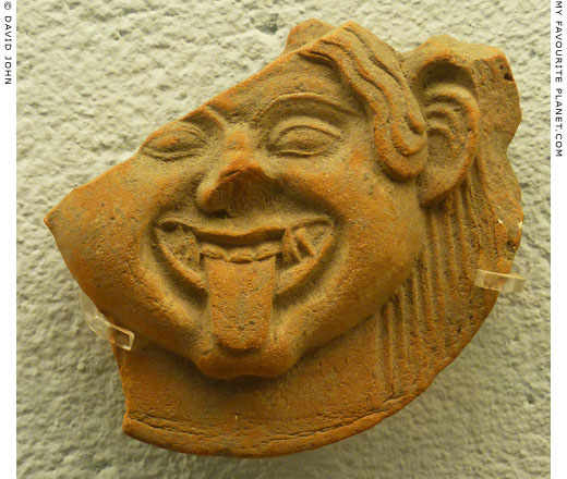The third Gorgoneion antefix in the Paestum museum at My Favourite Planet