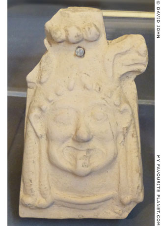 A Gorgoneion terracotta plaque from the temple of Athena, Prasidaki, Elis at My Favourite Planet A Gorgoneion terracotta plaque from the temple of Athena, Prasidaki, Elis at My Favourite Planet
