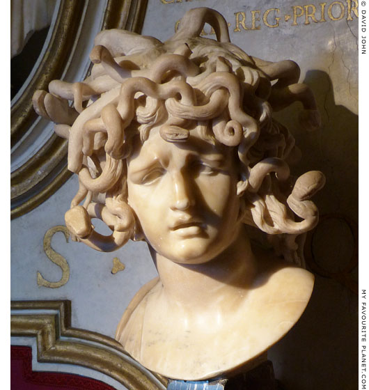 Marble bust of Medusa by Gian Lorenzo Bernini at My Favourite Planet Marble bust of Medusa by Gian Lorenzo Bernini at My Favourite Planet