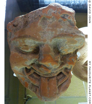 Gorgon's head from Megara Hyblaea, Sicily at My Favourite Planet