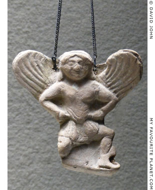 Flying Gorgon pendant from Agrigento, Sicily at My Favourite Planet