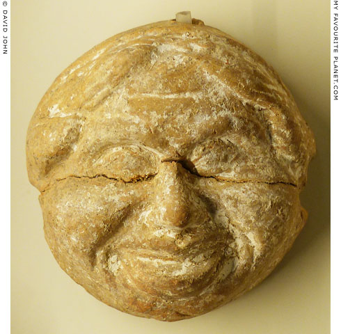 A terracotta Gorgoneion from Orchomenos, Boeotia at My Favourite Planet A terracotta Gorgoneion from Orchomenos, Boeotia at My Favourite Planet