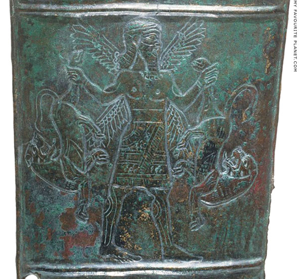 The Master of Animals on a bronze quiver cover from Mesopotamia or Iran at My Favourite Planet
