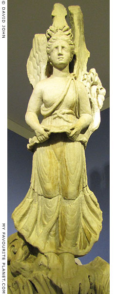 Statue of winged Nike from Pergamon at My Favourite Planet