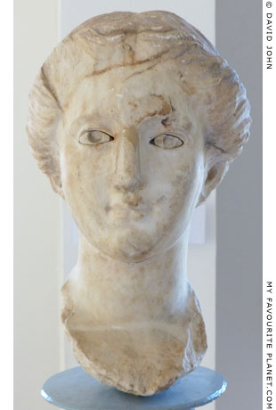 Marble head of Nike, Dion Archaeological Museum, Macedonia, Greece at The Cheshire Cat Blog