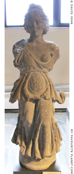 Basalt statue of Nike from Dera, Hauran, southern Syria at My Favourite Planet