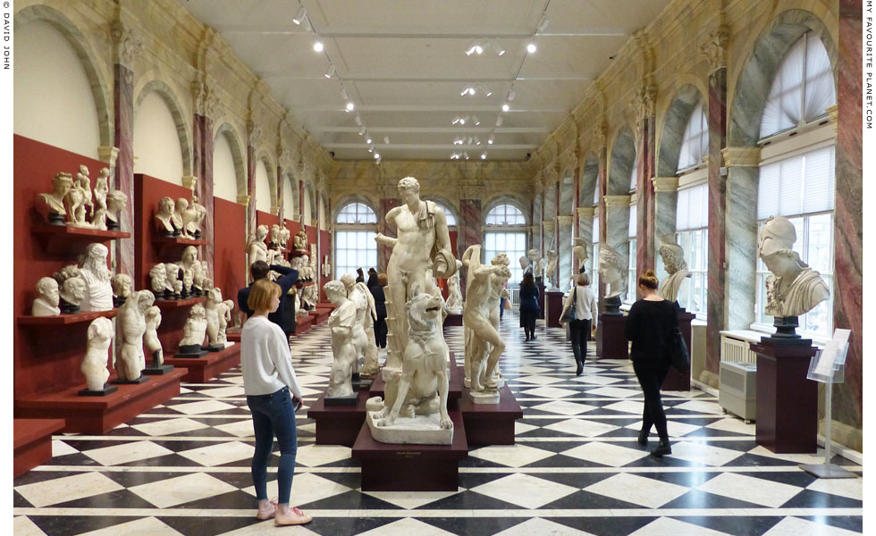 The Dresden cast collection in a room of the Semperbau at My Favourite Planet