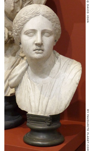 Bust of a daughter of Niobe in Dresden at My Favourite Planet