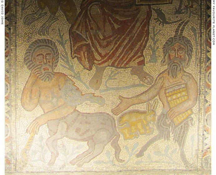 Mosaic from Jerusalem showing Pan and a centaur at My Favourite Planet