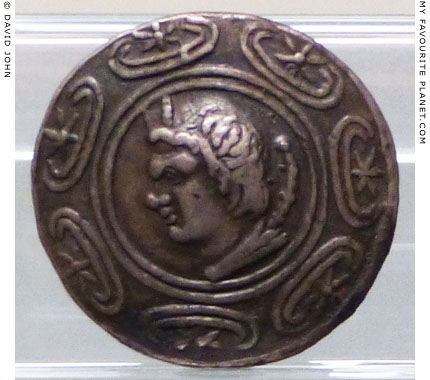 Head of Pan on a coin of Antigonus II Gonatas at My Favourite Planet