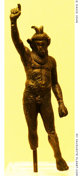 Bronze figurine of Pan from Olympia at My Favourite Planet