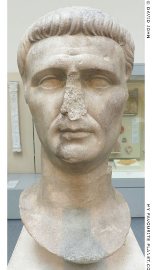 Marble head of Emperor Claudius at My Favourite Planet Marble head of Emperor Claudius at My Favourite Planet