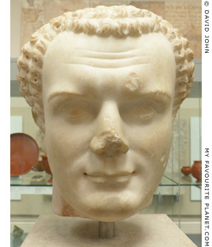 Marble head of Emperor Titus at My Favourite Planet Marble head of Emperor Titus at My Favourite Planet