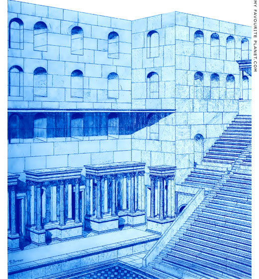 Reconstruction drawing of the interior of the Odeion of Herodes Atticus by Friderikos Versakis at My Favourite Planet Reconstruction drawing of the interior of the Odeion of Herodes Atticus by Friderikos Versakis at My Favourite Planet