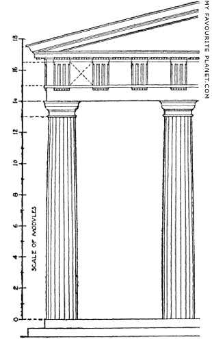 The Doric order according to Vitruvius at My Favourite Planet